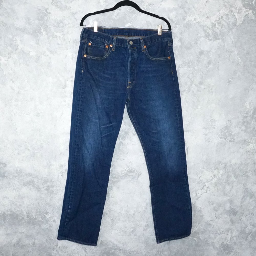 Levi's Dark Wash  Classic 501 Jeans Size W 34 L 32